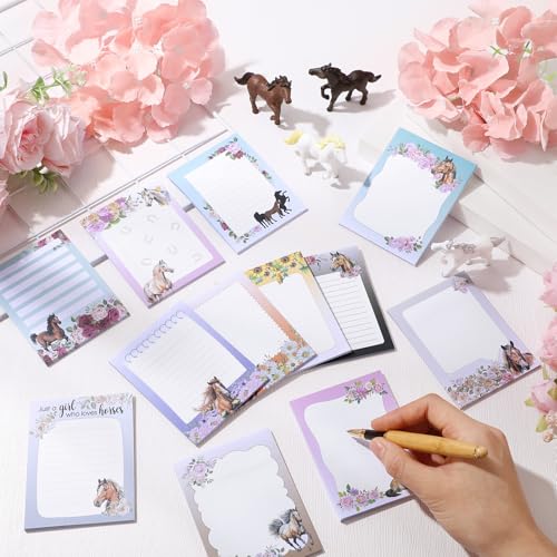 Gilprop 24 Pack Horse Sticky Notes, Horse Lover Gifts for Women - style: Horse