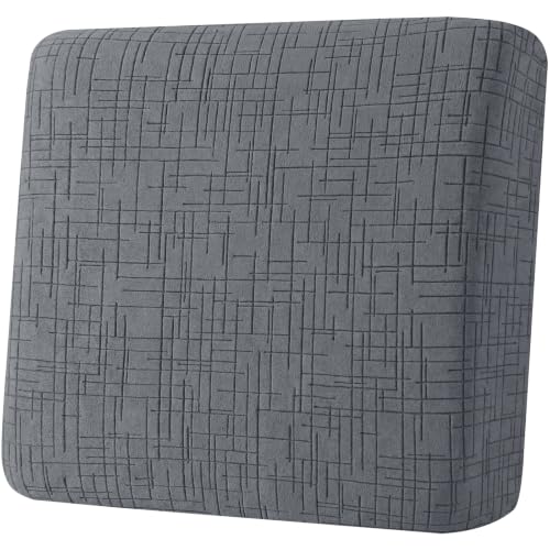 Super Stretch Sofa Cushion Covers (1 Piece, Light Gray) - color: Light Gray, size: 1 Cushion Chair