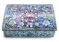 MADDesign Mother of Pearl Trinket Jewelry Box Keepsake Pink Floral