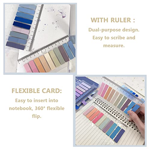 Potanro Sticky Tabs 800 Pcs Book Tabs Colorful Sticky Index Tabs - style: Sticky note A
