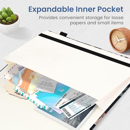 Taja Aesthetic Lined Journal for Women, Pretty Notebooks for Work & Study - color: L-Evening Petals