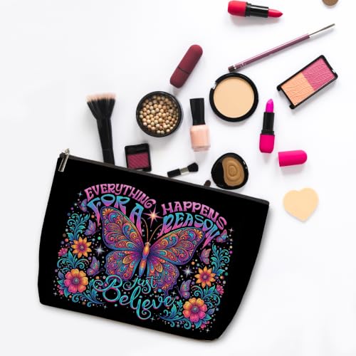Butterfly Makeup Bag for Women Travel Organizer Pouch Cosmetic Bags 07 - color: Multicolor 1588