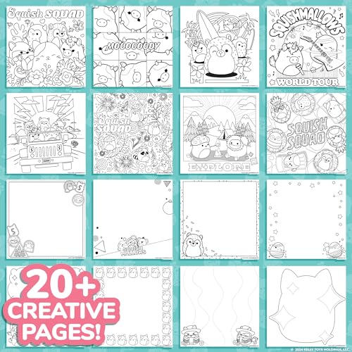 Horizon Group USA Sketch & Activity Book, Squishmallows, 20 Pages - color: Squishmallows, 20 Pages