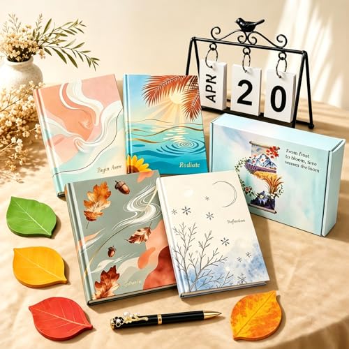 Book Lover Gifts for Women, Vintage Stationery Set Gifts - color: Azure