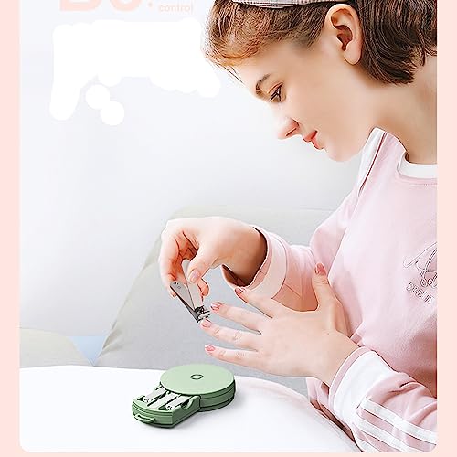 Portable 3-in-1 Stainless Steel Manicure Set with Pink Carrying Case - Includes Nail Clippers, Nail Files, and Cuticle Trimmer - Ideal Travel Nail Cutter Kit for Men and Women