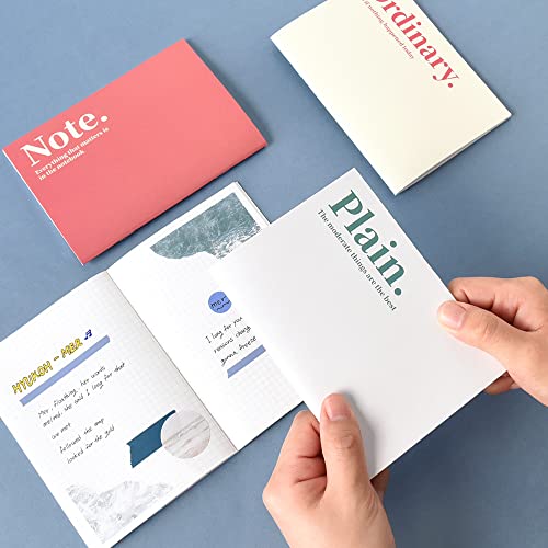 Monolike Mini THEME Grid Note 6P SET_Mini note, Pocket note, Grid note, a portable note, 105x148mm, 48pages - color: Mini THEME Grid Note 6P
