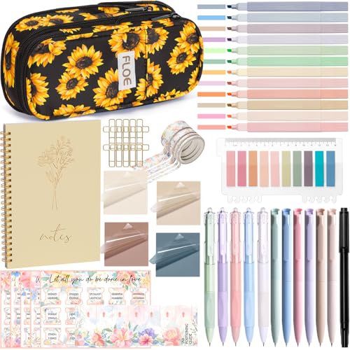 Bible Study Supplies Journaling Annotation Kit, Christian Gifts for Women - color: Sunflower
