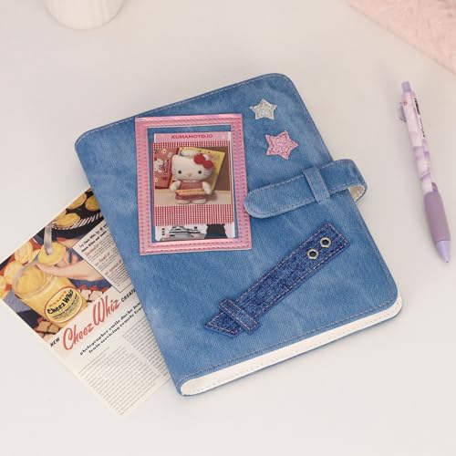 256 Pockets Photo Album for 2x3 Inch Picture, Kpop Photocard, Leather Cover, Photo Album Book Fit for Fujifilm Mini 12/11/9/8/EVO/Link/Liplay Instant Flims (Sweetheart Denim) - color: Sweetheart Denim, size: 256 Pockets