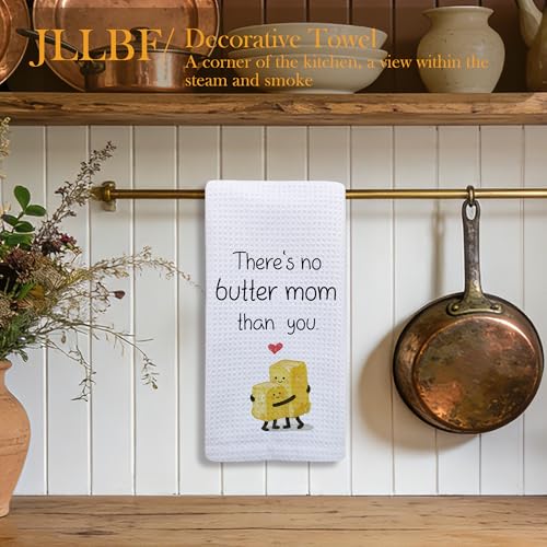 Funny Mom Gifts Kitchen Towels Decorative, Mom Gifts for Mother, Butter Lover Gift for Mother Hand Tea Towels for Bathroom Kitchen Decor, 16x24 Inch - color: Better Mom