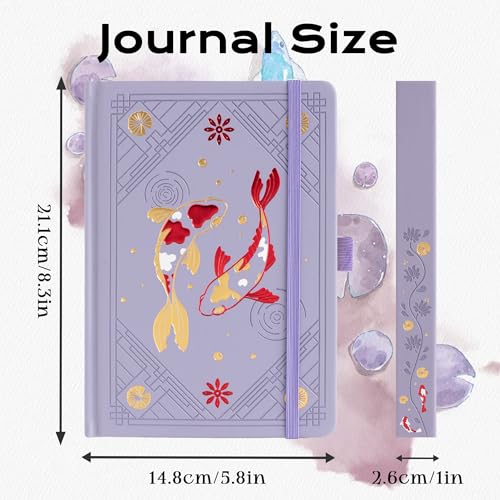 TIEFOSSI A5 Lined Journal Notebook 316 Pages for Women & Men - color: Light Purple, size: A5-Lined