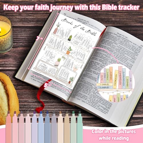 HRFGWDD 43-Piece Bible Study Supplies, Bible Journaling Kit with Pens - color: 41pcs