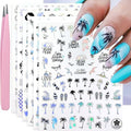 Beach Nail Stickers for Nail Art Nail Decals for Women - color: Colorful-22