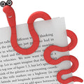 Funny Bookworm Clip Bookmarks for Kids - Red - color: Red
