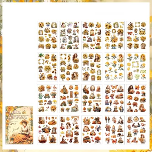 TIAMECH Harvest Overflows Rich Fall Sticker Book - color: Harvest Overflows