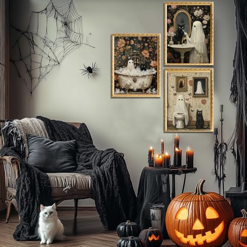 3Pack Ghost Diamond Art Kits for Adults, Diamond Painting Kits for Beginner - color: JOJO-DP87