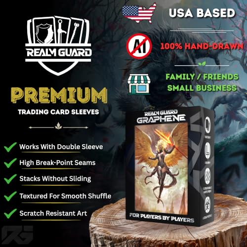 (Halfling Tranquility V1) 100% Hand-Drawn 100ct Textured Matte TCG/MTG Card Art Sleeves by Realm Guard - style: V1 Regular