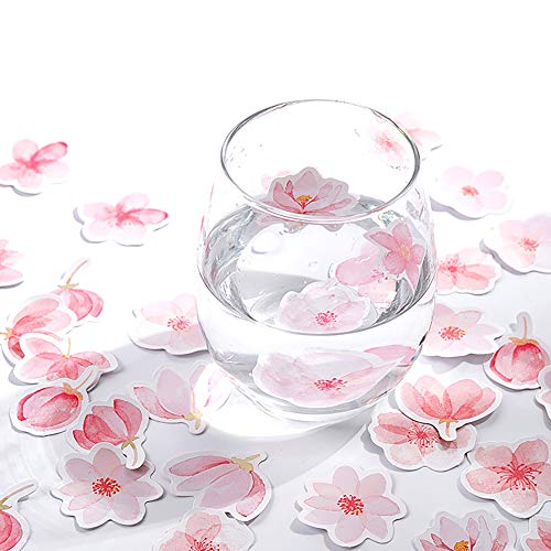 45PCS Small Scrapbooks Laptop Stickers, Doraking Boxed Flowers Monogatari Stickers for Laptop, Scrapbooking, Suitcase, Wallet