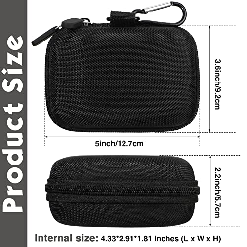 Sanwuta 4 Pcs Travel Card Games Case, Playing Card Case, Eva, Black, Black - color: Black