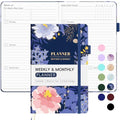 Undated Planner for 2026-2027, Forvencer Weekly Monthly Calendar Planner-A5 - color: Navy Floral