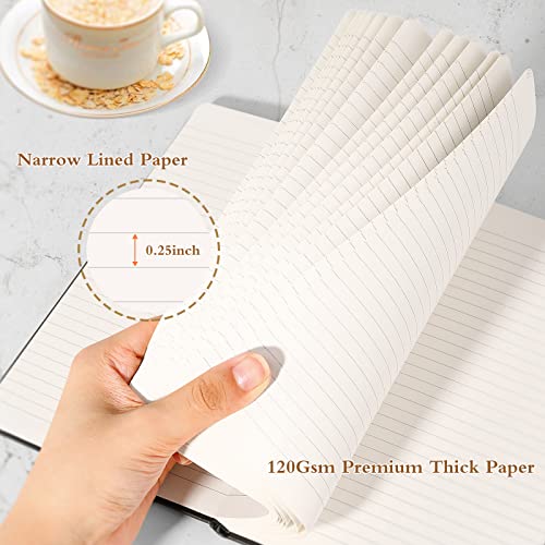 Huhuhero 10 Colors Lined Journal Notebooks, College Ruled 5"×8.25", 10 Pack - color: 10 Colors, size: 10