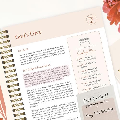 Official Spiral Bible in a Year Essentials Bundle Study Guide (Floral) - color: Floral Bundle