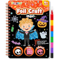 FUNNYB&G Halloween Foil Art Craft Kit for Kids, Halloween Toy Gift for Kids - style: Halloween