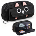 Cute Cat Pencil Case, Large Capacity Pencil Pouch Pencil Box Organizer Pen Bag Kawaii Makeup Bag for School Office