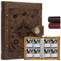DUROTAN Trading Card Binder for MTG/YGO/PTCG/Game Cards,Holds 240 Cards - color: 7-Fantasy-GrayBrown