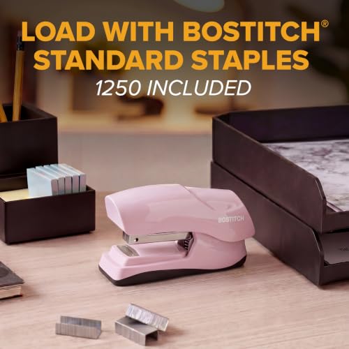 Bostitch Heavy Duty Stapler Value Pack, 40 Sheet Capacity, Pink - color: Pink