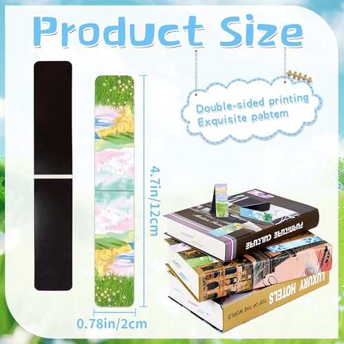 96Pack Magnetic Bookmarks for Reading,Women Men Teacher Book Lovers Gifts - style: Flower