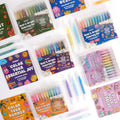 Grabie Acrylic Gel Pens Coloring Kit with Book, Pack of 60 Multicolors - color: Multicolor