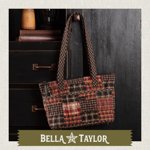 Bella Taylor Small Tote, Quilted Shoulder Bag for Women - color: Beckham