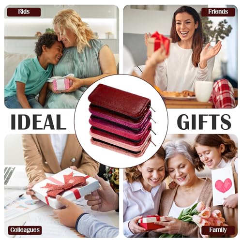 Coume 24 Sets Mini Manicure Kit for Women Men Nail Clippers, Red Series - color: Red Series