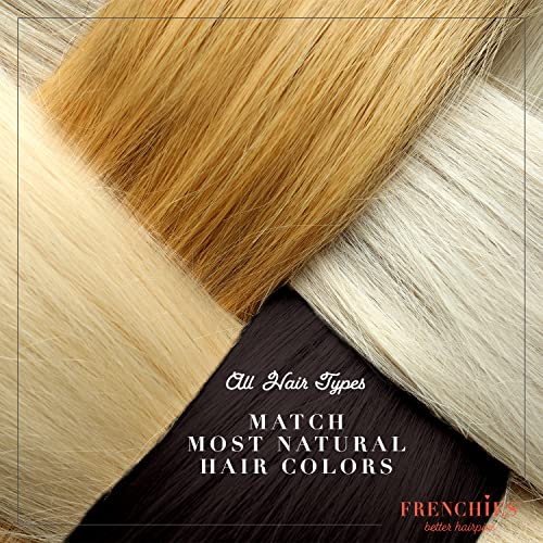 Frenchies Velvet Coated French Hair Pin, Non Slip, 20 Count, Brown - color: Brown