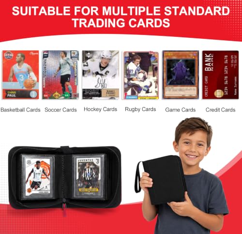 Mini 1 Pocket Top Loader Binder, Upgraded Widened Pages & Spine - color: Black, size: 2