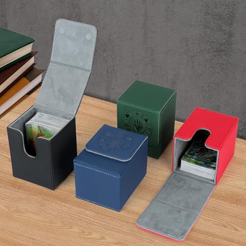 Arkeiliy MTG Deck Box 110+ Storage Sleeved Cards for Magic Commander - color: 4 Pack