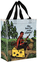 Blue Q Handy Tote Bag - Funny Reycled & Reusable Tote Bag - color: Hey, Have You Tried Cheese?