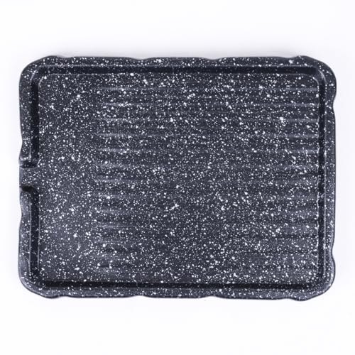 Stovetop Korean BBQ Grill Pan 14.5" Cast Aluminum Nonstick Coating, indoor for gas stove, Portable Outdoor Camping BBQ, Made in Korea, PFOA Free