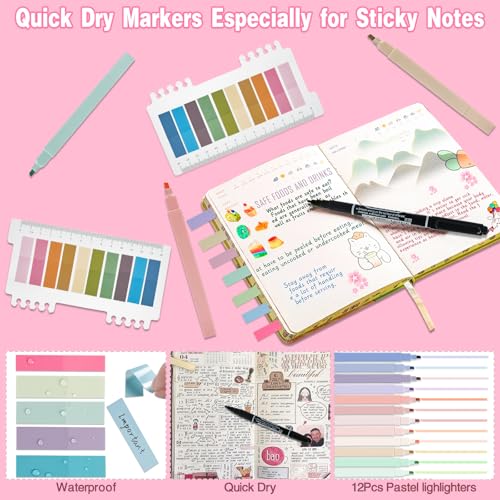 HRFGWDD 43-Piece Bible Study Supplies, Bible Journaling Kit with Pens - color: 41pcs