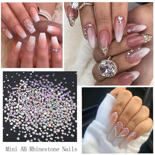 Colorful Nail Art Rhinestones Nail Charms for Women Nail Design - color: Colorful-14