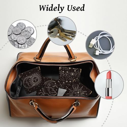 Peacoblue tree of life Coin Purse,PU Leather Squeeze Pouch 4PCS - style: Tree of Life