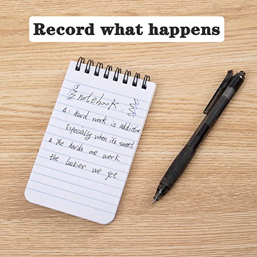 QiCheng 6pacs Pocket Notebook Mini Notepad Small Spiral Notebooks 3X5Inch - size: 6