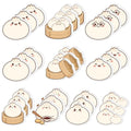 CJiangpo 30 Pcs Dumplings Sticky Note Little Dumpling Self Sticky Notepad - color: Dumplings