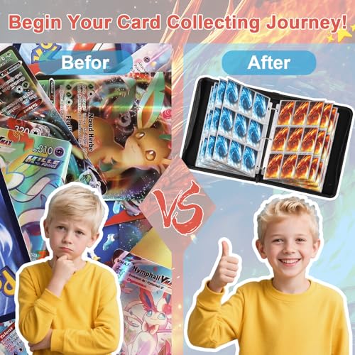 Fire & lce Dragon 9 Pocket Trading Card Binder Album Holds 900 Cards - color: Fire & Ice Dragon