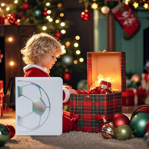 900 Pockets Soccer Card Binder, Laser Silver Hot Stamping Cover,N300 - color: Dazzling Soccer-900