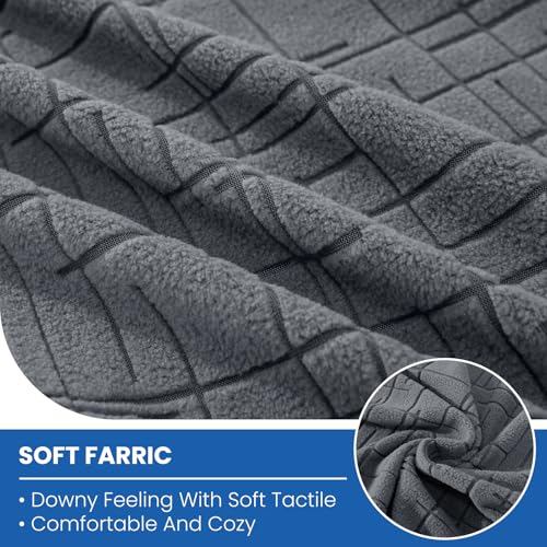 Super Stretch Sofa Cushion Covers (3 Piece, Light Gray) - color: Light Gray, size: 3 Cushion Sofa