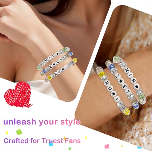 Korea-Pop Inspired Merch toys Bracelets Sets for Women, Korea-Pop Bracelet Friendship Jewelry, for Huntrix Merchandise for Rumi Mira Zoey Fans Christmas Gifts Cosplay Outfits Decor - style: Style B