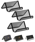 Mr. Pen- Metal Mesh Business Card Holders, 3 Pack, Black - color: Black