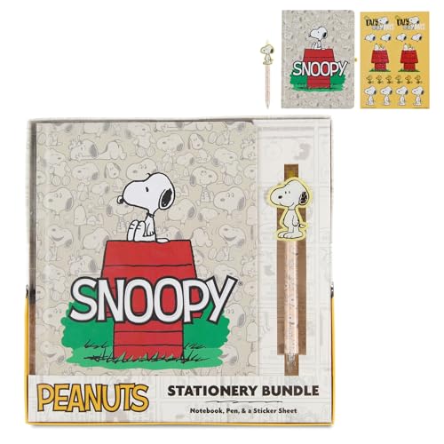 Peanuts Kids Stationary Set for Girls and Boys, Journal Kit with Pen - color: Peanuts
