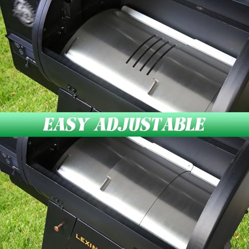 Flame Broiler Kit for Pit Boss Lexington 500 540 550 Series Cooking Grid Smoker Grill Grate Replacement Parts Pitboss Pellet Drip Tray Diffuser Heat Deflector Plate BBQ Accessories PB500NX - size: For 540 Series with Grill Grates